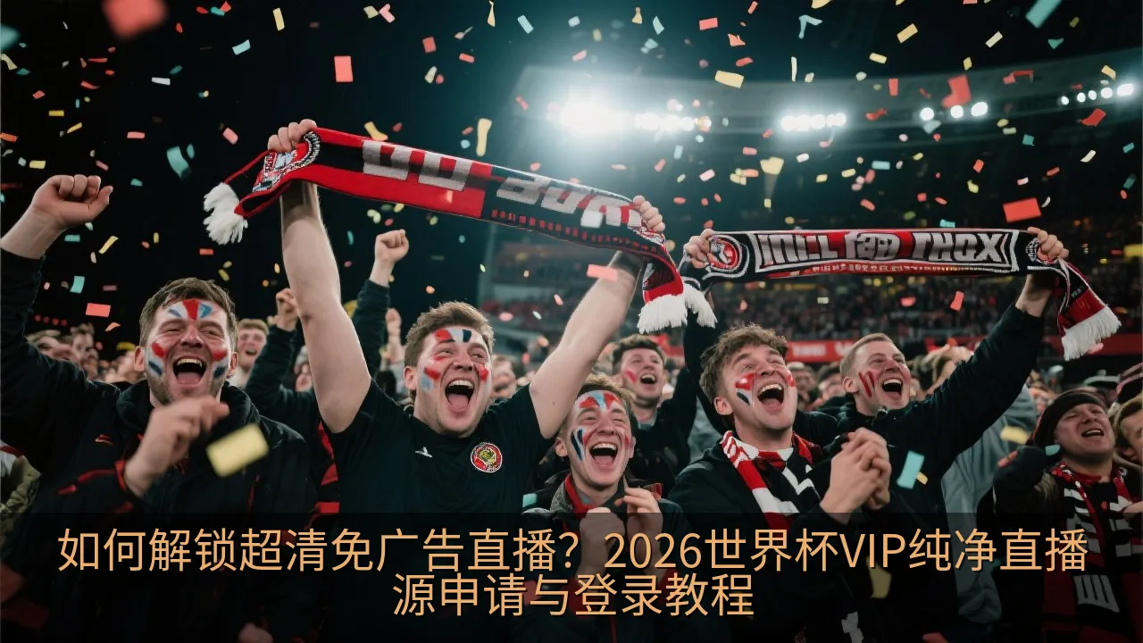如何解锁超清免广告直播？2026世界杯VIP纯净直播源申请与登录教程
